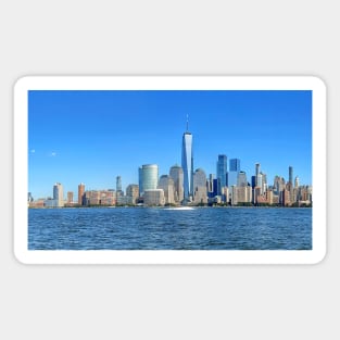 New York City Skyline from Jersey City - WelshDesigns Magnet